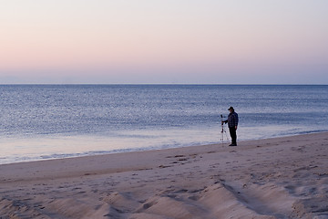 Image showing Sunrise at the Beach