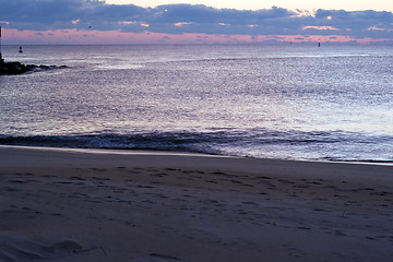 Image showing Sunrise at the Beach