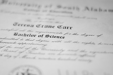 Image showing Diploma