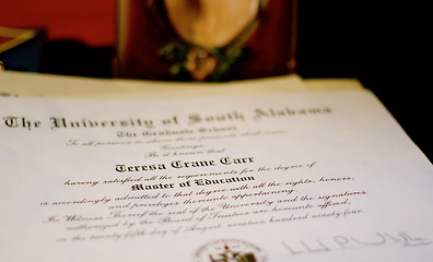 Image showing Diploma