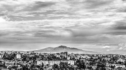 Image showing Aerial view of Addis Ababa