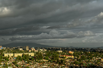 Image showing Aerial view of Addis Ababa