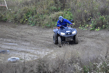 Image showing ATVs races