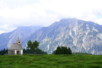 Image showing Chapel on the mountain