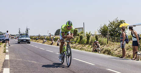 Image showing The Cyclist Moreno Moser