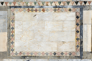 Image showing Frame marble pattern Pisa