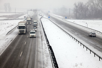 Image showing Snowy Highway