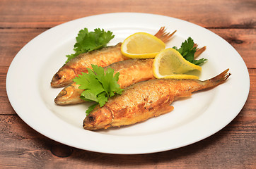 Image showing fried fish