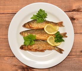 Image showing fried fish