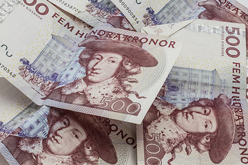 Image showing Swedish currency, 500 Kronor