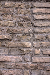 Image showing Texture of red bricks wall 