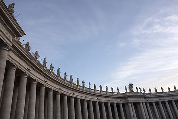 Image showing Saint Peter's Square in Vatican 