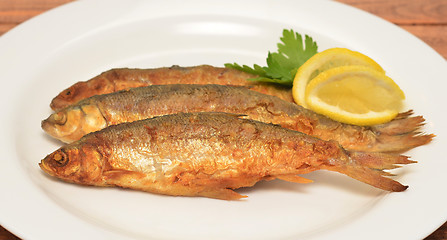 Image showing fried fish