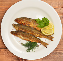 Image showing fried fish