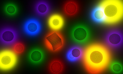Image showing bright abstract background