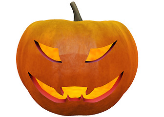 Image showing halloween pumpkin in 3d