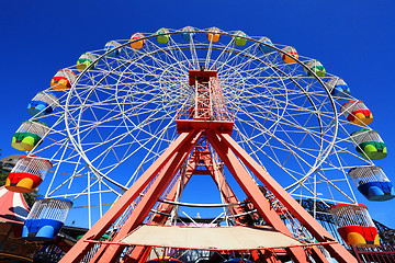 Image showing Carnival Fairground Ferris Wheel