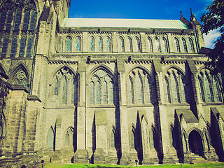 Image showing Retro looking Glasgow cathedral