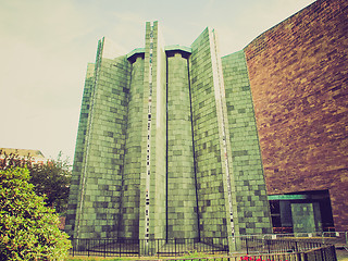 Image showing Retro look Coventry Cathedral