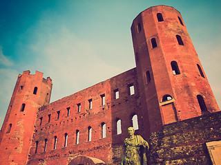 Image showing Retro look Torri Palatine, Turin