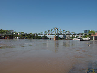 Image showing Iron Bridge in Frankfurt