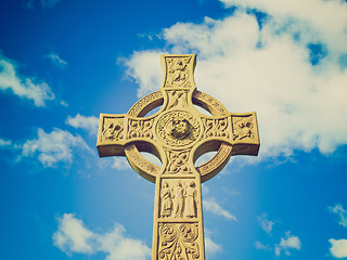 Image showing Retro looking Glasgow cemetery