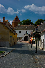 Image showing The ancient Hungarian city Közseg.