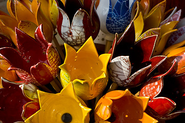 Image showing Ceramic tulips.