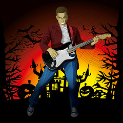 Image showing Vector Halloween Background