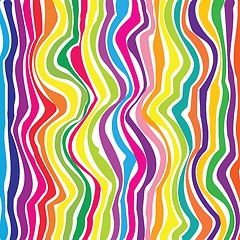 Image showing Colorful striped background