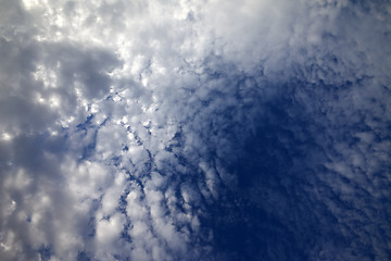 Image showing Sky with clouds in summer day