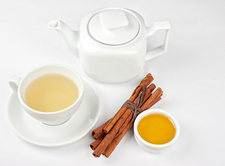 Image showing berries  tea