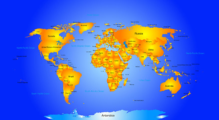 Image showing World map