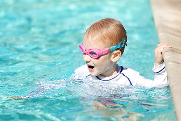 Image showing boy in the swimming pool