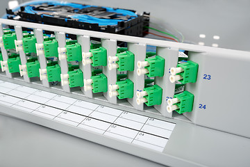 Image showing Fiber optic splice cassettes