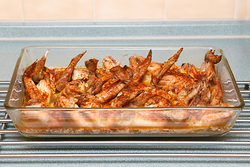 Image showing roasted chicken wings