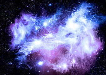 Image showing galaxy in a free space