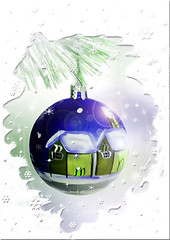 Image showing Christmas decoration background