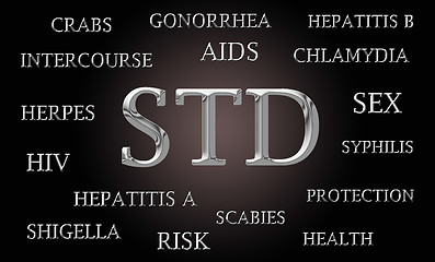 Image showing Sexually Transmitted Disease word cloud