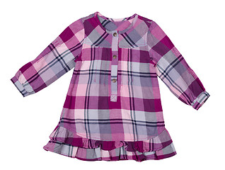 Image showing baby checkered dress