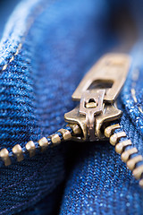 Image showing close up zipper