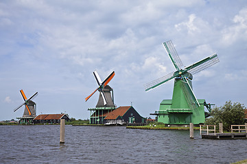 Image showing Windmills, Netherlands
