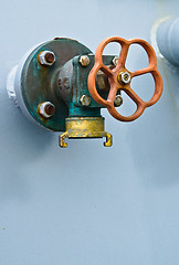 Image showing pipes on the deck of a ship 