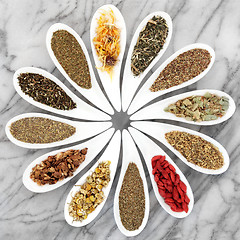 Image showing Natural Herbal Teas