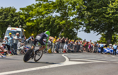 Image showing The Cyclist Maarten Wynants