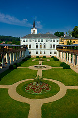 Image showing Lysice baroque castle.