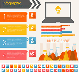 Image showing IT Industry Infographic Elements