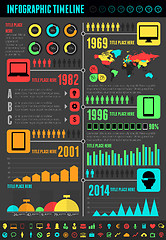 Image showing IT Industry Infographic Elements