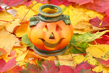Image showing Halloween Pumpkin Lantern
