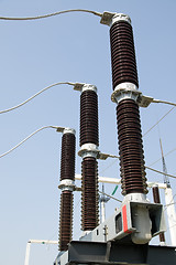 Image showing part of high-voltage substation